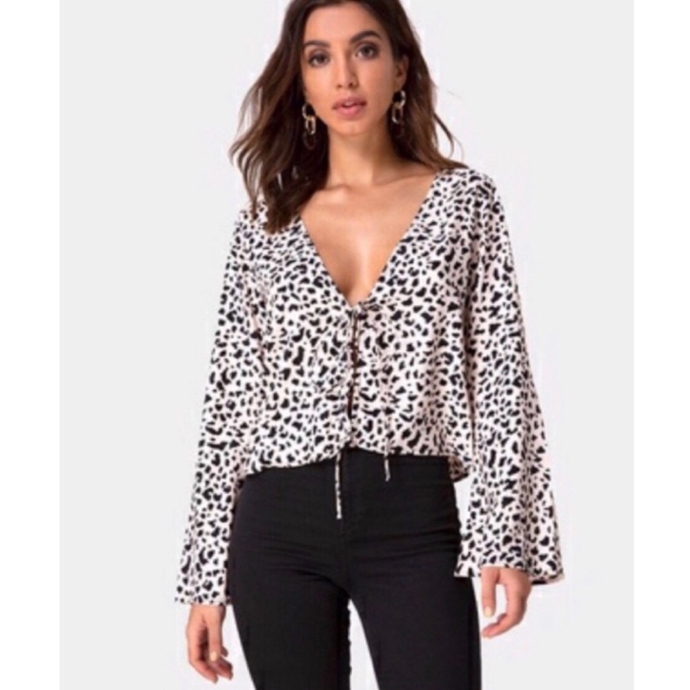 Motel Rocks Merida Blouse Wild Thing - $52